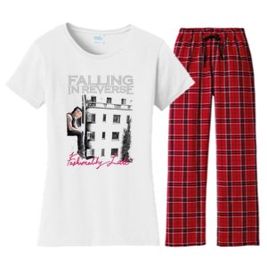 Fallingin Reverse Merchandise Fashionably Late Women's Flannel Pajama Set