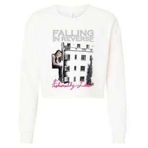 Fallingin Reverse Merchandise Fashionably Late Cropped Pullover Crew