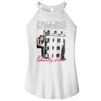 Fallingin Reverse Merchandise Fashionably Late Women's Perfect Tri Rocker Tank