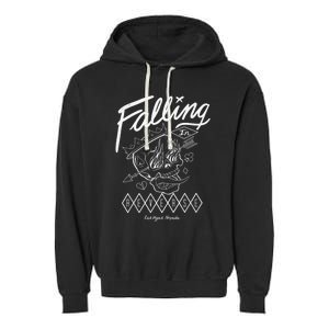 Fallingin Reverse Merchandise Flame Skull Garment-Dyed Fleece Hoodie