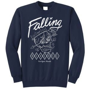 Fallingin Reverse Merchandise Flame Skull Tall Sweatshirt