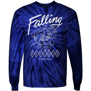 Fallingin Reverse Merchandise Flame Skull Tie-Dye Long Sleeve Shirt