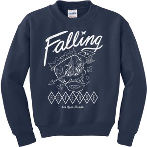 Fallingin Reverse Merchandise Flame Skull Kids Sweatshirt