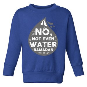 Funny Ramadan Muslim Fasting Islamic Gift Gift Toddler Sweatshirt