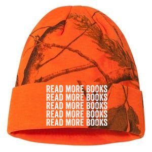 Funny Read More Books Librarian For Teacher Book Lover Gift Kati Licensed 12" Camo Beanie