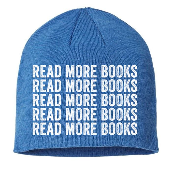 Funny Read More Books Librarian For Teacher Book Lover Gift Sustainable Beanie