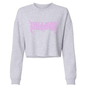 Fallingin Reverse Merchandise Popular Monster Cropped Pullover Crew