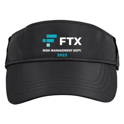 FTX Risk Management Dept 2022 Trading Trader Funny Gift Adult Drive Performance Visor