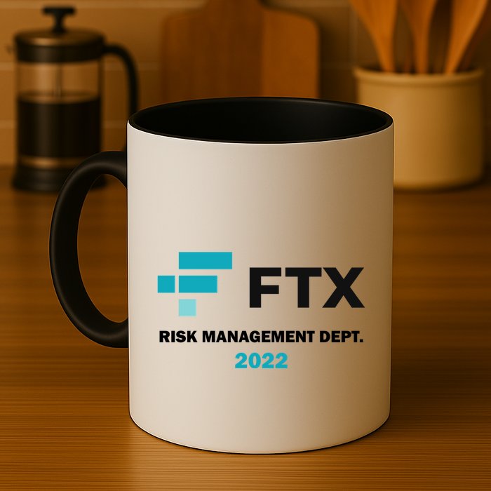 FTX Risk Management Dept 2022 Trading Trader Funny Gift Mug