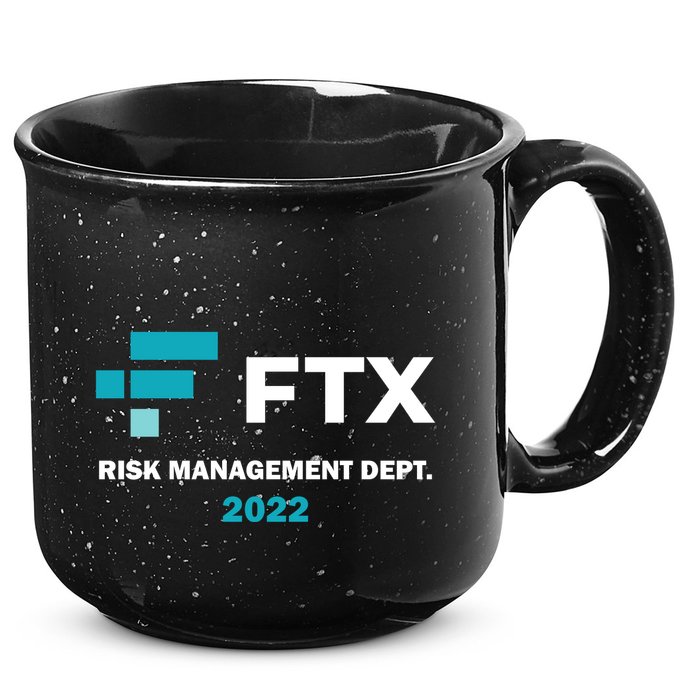 FTX Risk Management Dept 2022 Trading Trader Funny Gift 15oz Campfire Ceramic Mug
