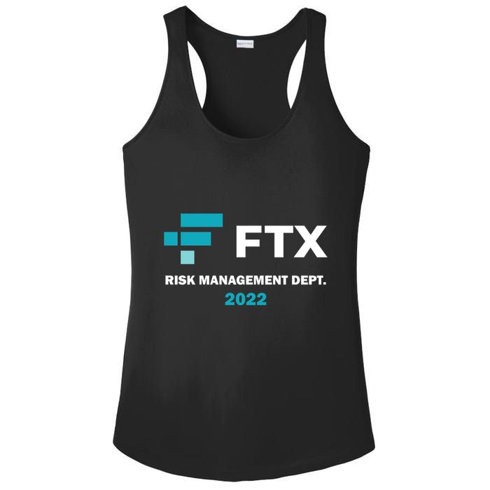 FTX Risk Management Dept 2022 Trading Trader Funny Gift Ladies PosiCharge Competitor Racerback Tank