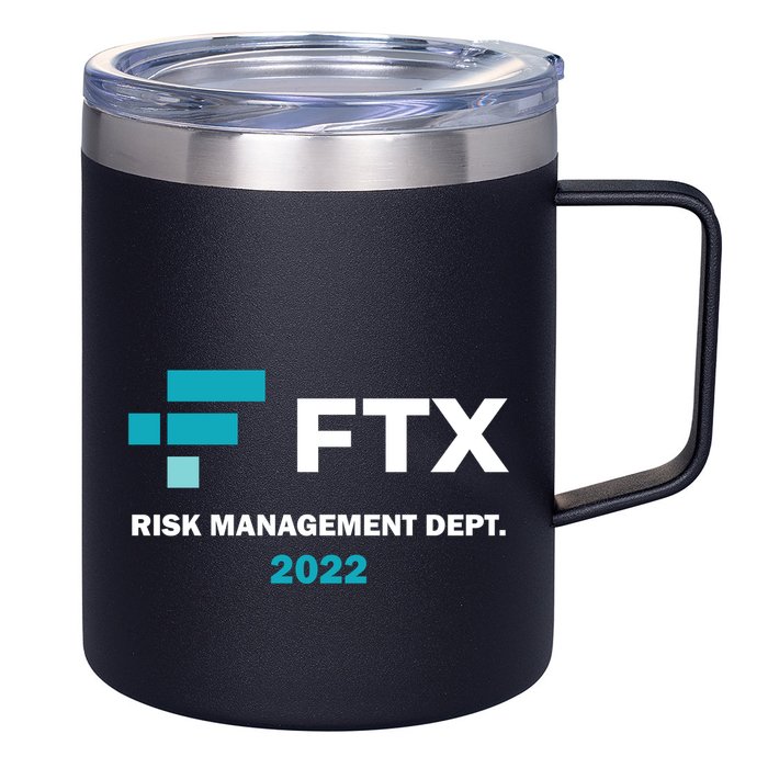 FTX Risk Management Dept 2022 Trading Trader Funny Gift 12oz Stainless Steel Coffee Mug