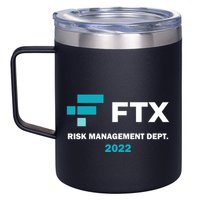 FTX Risk Management Dept 2022 Trading Trader Funny Gift 12oz Stainless Steel Coffee Mug