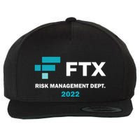 FTX Risk Management Dept 2022 Trading Trader Funny Gift Wool Snapback Cap