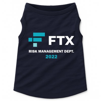 FTX Risk Management Dept 2022 Trading Trader Funny Gift Doggie Tank