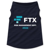 FTX Risk Management Dept 2022 Trading Trader Funny Gift Doggie Tank