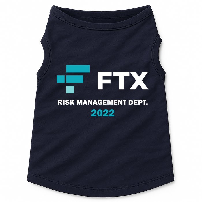 FTX Risk Management Dept 2022 Trading Trader Funny Gift Doggie Tank