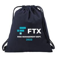 FTX Risk Management Dept 2022 Trading Trader Funny Gift Drawstring Bag