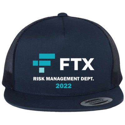 FTX Risk Management Dept 2022 Trading Trader Funny Gift Flat Bill Trucker Hat