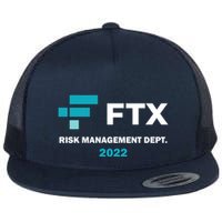 FTX Risk Management Dept 2022 Trading Trader Funny Gift Flat Bill Trucker Hat