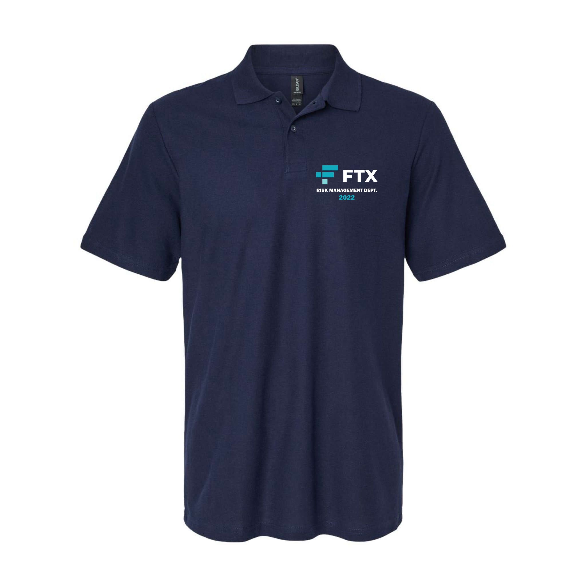 FTX Risk Management Dept 2022 Trading Trader Funny Gift Polo