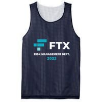 FTX Risk Management Dept 2022 Trading Trader Funny Gift Mesh Reversible Basketball Jersey Tank