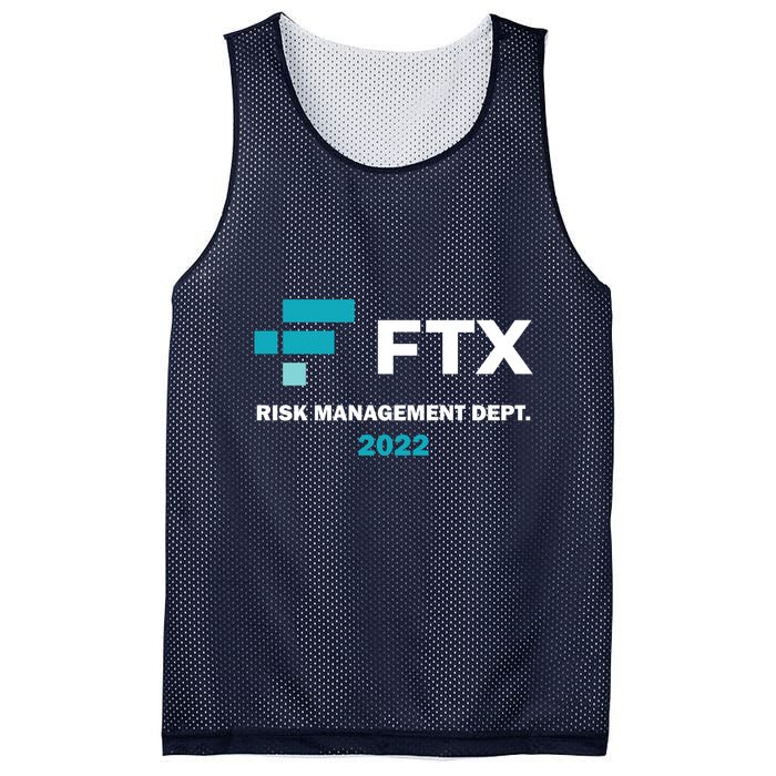 FTX Risk Management Dept 2022 Trading Trader Funny Gift Mesh Reversible Basketball Jersey Tank