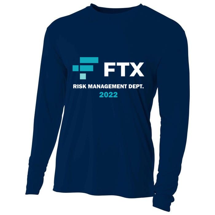 FTX Risk Management Dept 2022 Trading Trader Funny Gift Cooling Performance Long Sleeve Crew