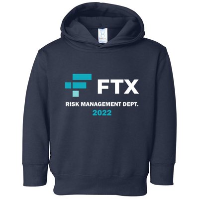 FTX Risk Management Dept 2022 Trading Trader Funny Gift Toddler Hoodie