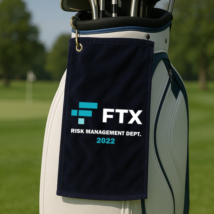 FTX Risk Management Dept 2022 Trading Trader Funny Gift Golf Towel