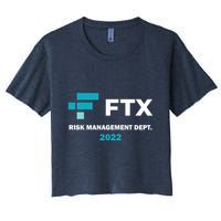 FTX Risk Management Dept 2022 Trading Trader Funny Gift Crop Top