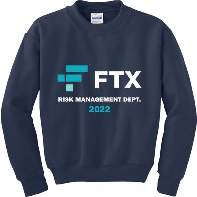 FTX Risk Management Dept 2022 Trading Trader Funny Gift Kids Sweatshirt