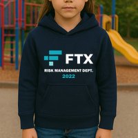 FTX Risk Management Dept 2022 Trading Trader Funny Gift Kids Hoodie