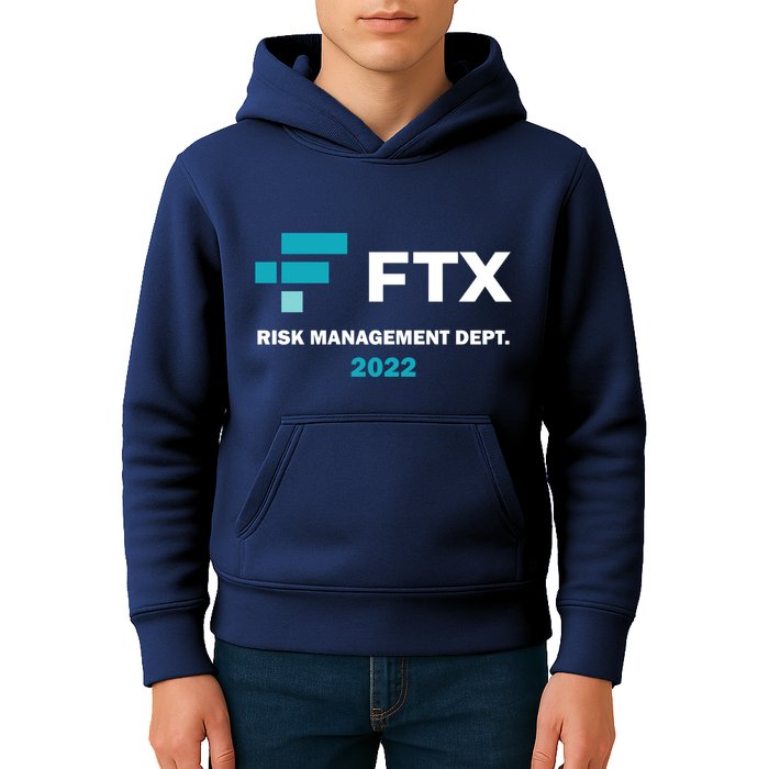 FTX Risk Management Dept 2022 Trading Trader Funny Gift Kids Hoodie