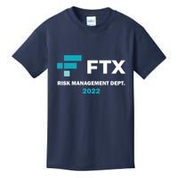 FTX Risk Management Dept 2022 Trading Trader Funny Gift Kids T-Shirt