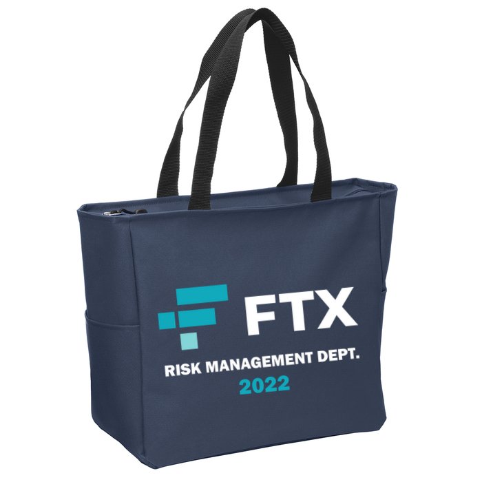 FTX Risk Management Dept 2022 Trading Trader Funny Gift Zip Tote Bag