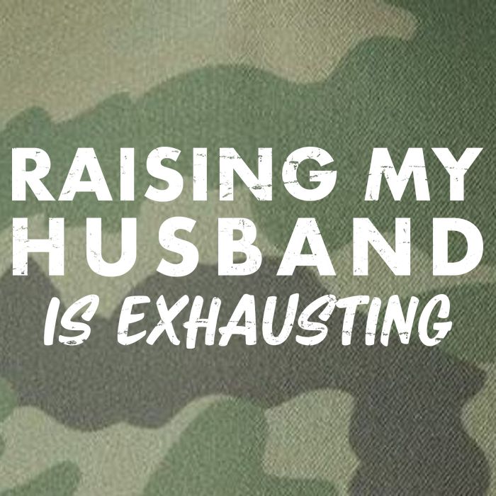 Funny Raising My Husband Is Exhausting Legacy Tie Dye Trucker Hat