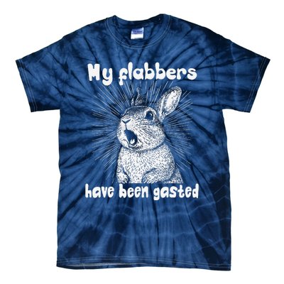 Funny Rabbit My Flabbers Have Been Gasted Retro Graphic Cute Tie-Dye T-Shirt