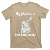 Funny Rabbit My Flabbers Have Been Gasted Retro Graphic Cute T-Shirt