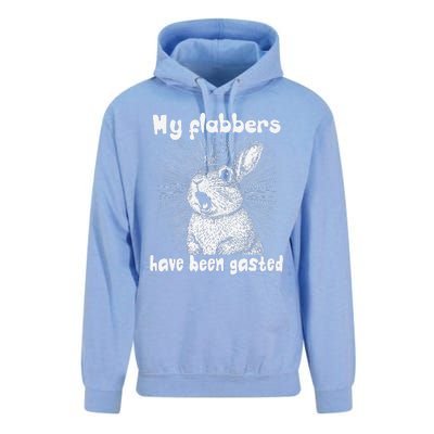 Funny Rabbit My Flabbers Have Been Gasted Retro Graphic Cute Unisex Surf Hoodie