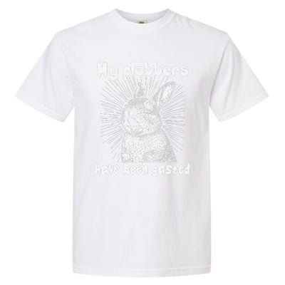 Funny Rabbit My Flabbers Have Been Gasted Retro Graphic Cute Garment-Dyed Heavyweight T-Shirt