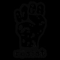 Fist - Resist - Make Your Statement Flat Bill Trucker Hat