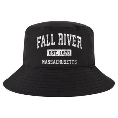 Fall River Massachusetts Ma Vintage Established Sports Cool Comfort Performance Bucket Hat