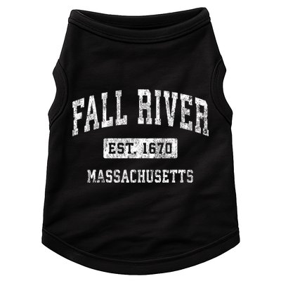 Fall River Massachusetts Ma Vintage Established Sports Doggie Tank