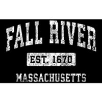 Fall River Massachusetts Ma Vintage Established Sports Bumper Sticker