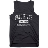 Fall River Massachusetts Ma Vintage Established Sports Tank Top