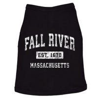 Fall River Massachusetts Ma Vintage Established Sports Doggie Tank