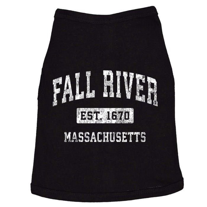 Fall River Massachusetts Ma Vintage Established Sports Doggie Tank