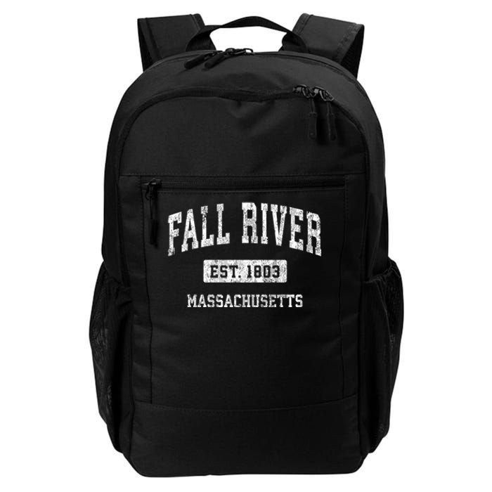 Fall River Massachusetts Ma Vintage Sports Established Daily Commute Backpack