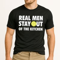 Funny Real Men Stay Out Of The Kitchen Pickleball Cooling Performance Crew T-Shirt